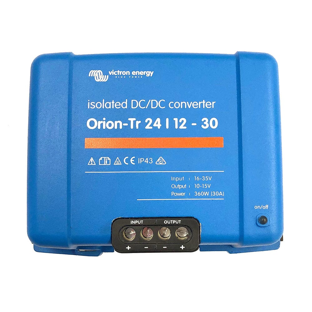 Victron Orion-TR DC-DC Converter - 24 VDC to 12 VDC - 30AMP Isolated [ORI241240110] - The Happy Skipper