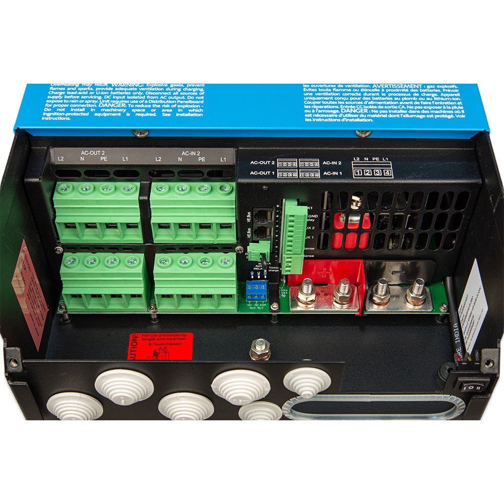 Victron Quattro-II - 12/3000 - 120-50/50 - 2X 120V [QUA122305130] - The Happy Skipper