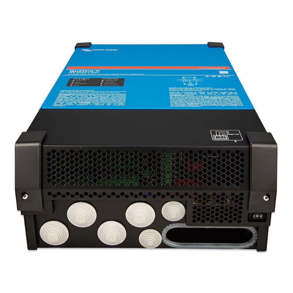 Victron Quattro-II - 12/3000 - 120-50/50 - 2X 120V [QUA122305130] - The Happy Skipper