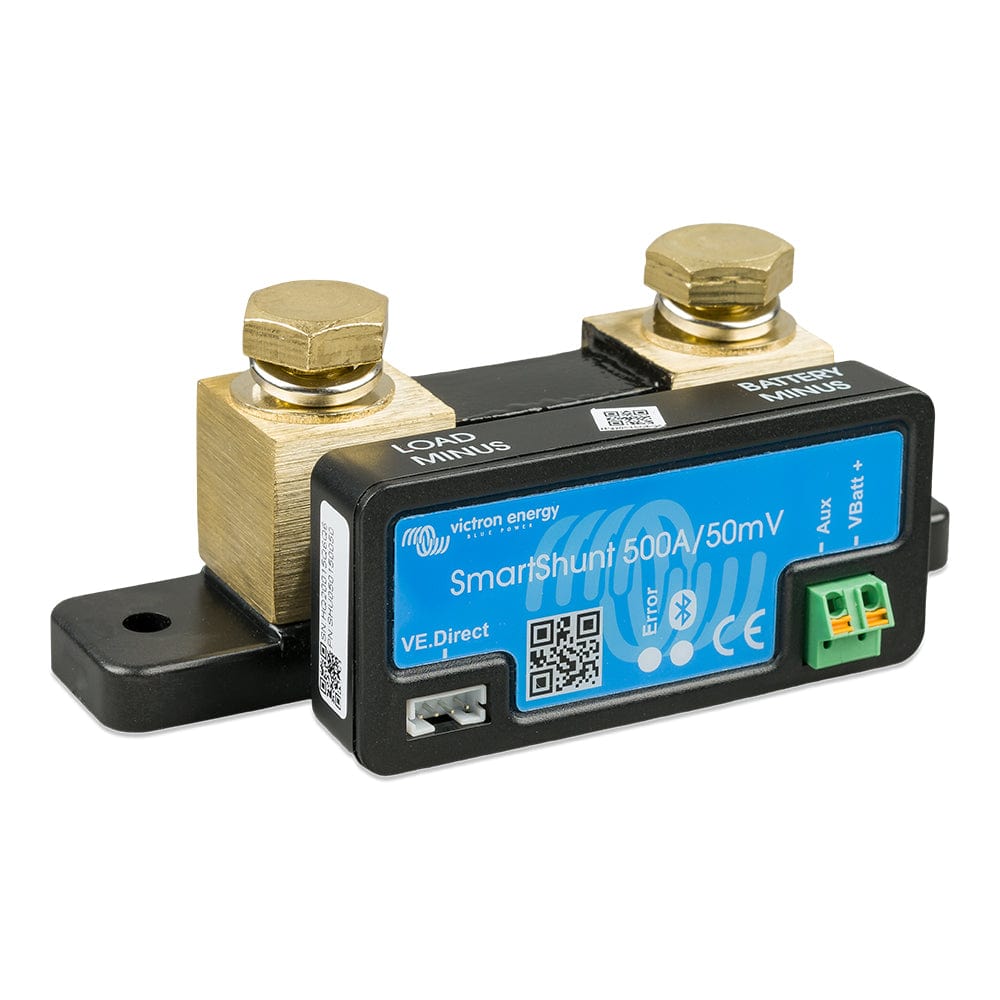 Victron SmartShunt 500AMP/50MV Bluetooth Smart Battery Shunt [SHU050150050] - The Happy Skipper