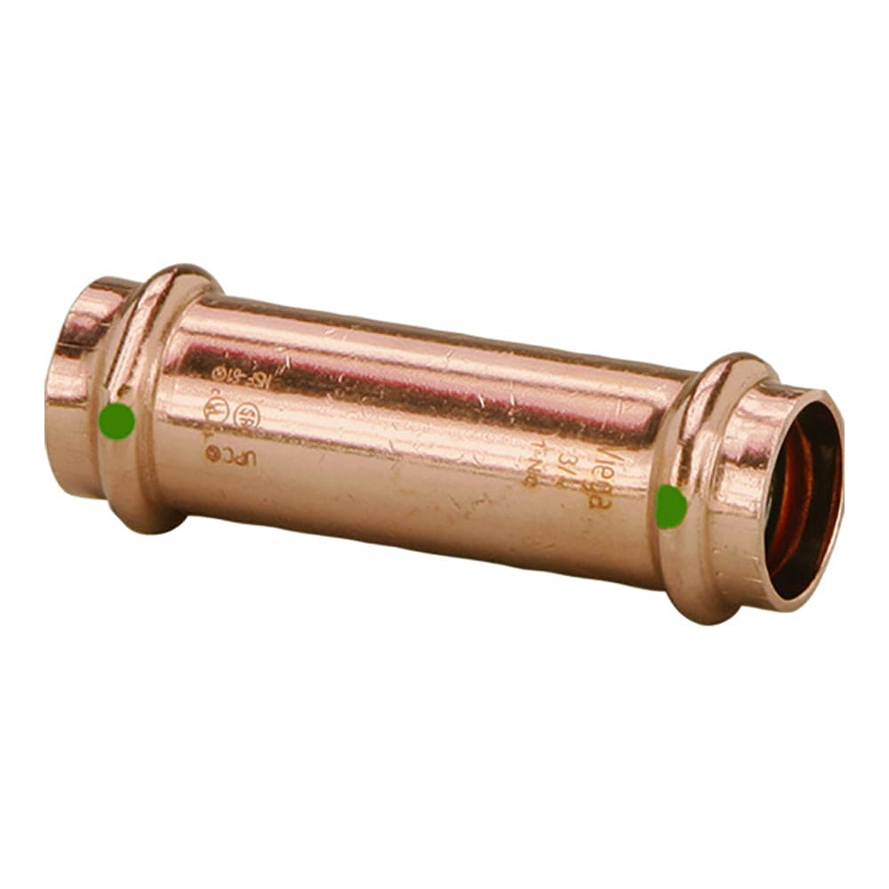 Viega ProPress 2" Extended Coupling w/o Stop - Double Press Connection - Smart Connect Technology [79030] - The Happy Skipper