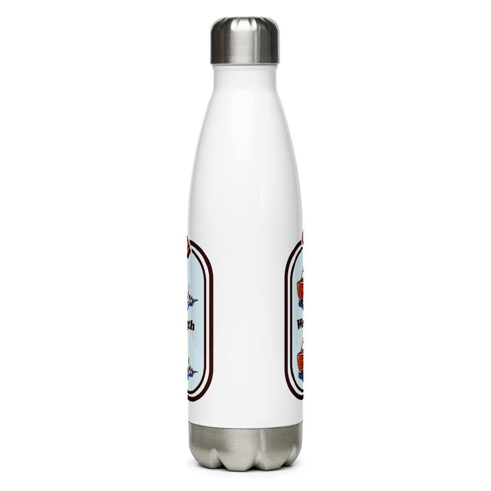 We're on the Same Wavelength™ Stainless Steel Water Bottle - The Happy Skipper