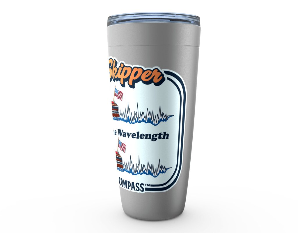 We're on the Same Wavelength™ Viking Tumblers - The Happy Skipper