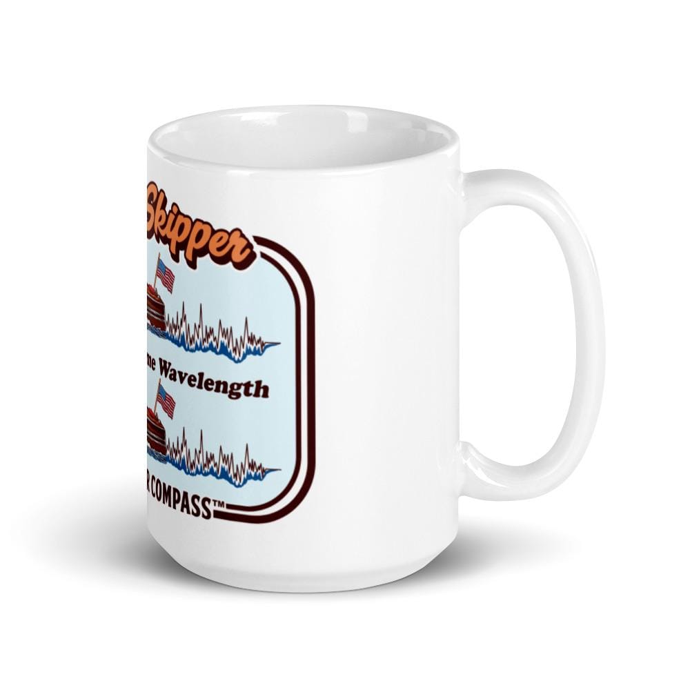 We're On the Same Wavelength™ - White Glossy Mug - The Happy Skipper