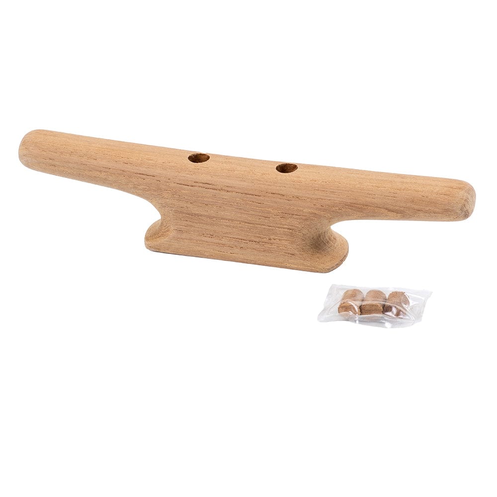 Whitecap 6" Cleat - Teak [60401] - The Happy Skipper