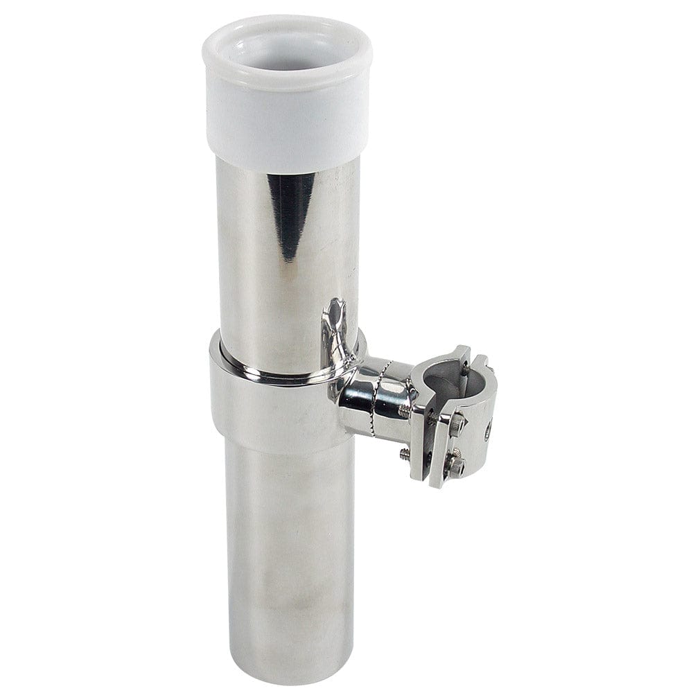 Whitecap Bluewater Series Rail Mount 10" Rod Holder S.S. [S-7004CBLUE] - The Happy Skipper