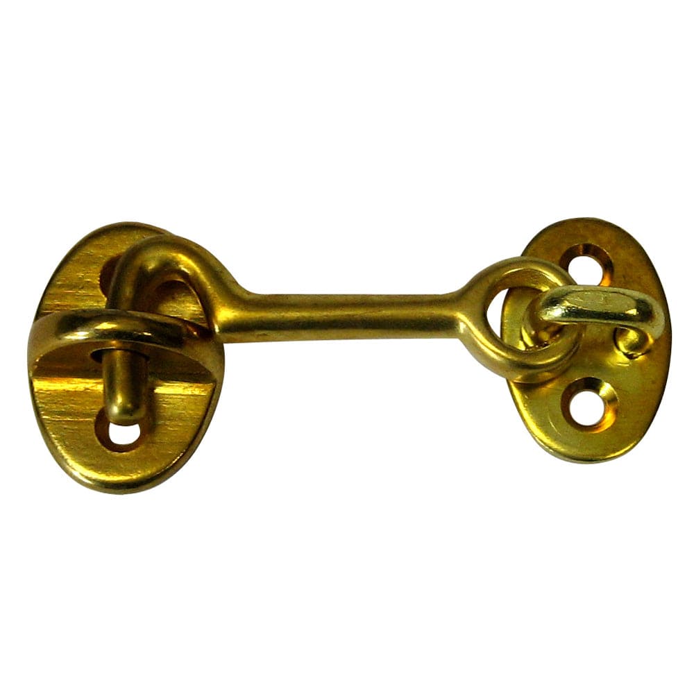 Whitecap Cabin Door Hook - Polished Brass - 2" [S-1401BC] - The Happy Skipper