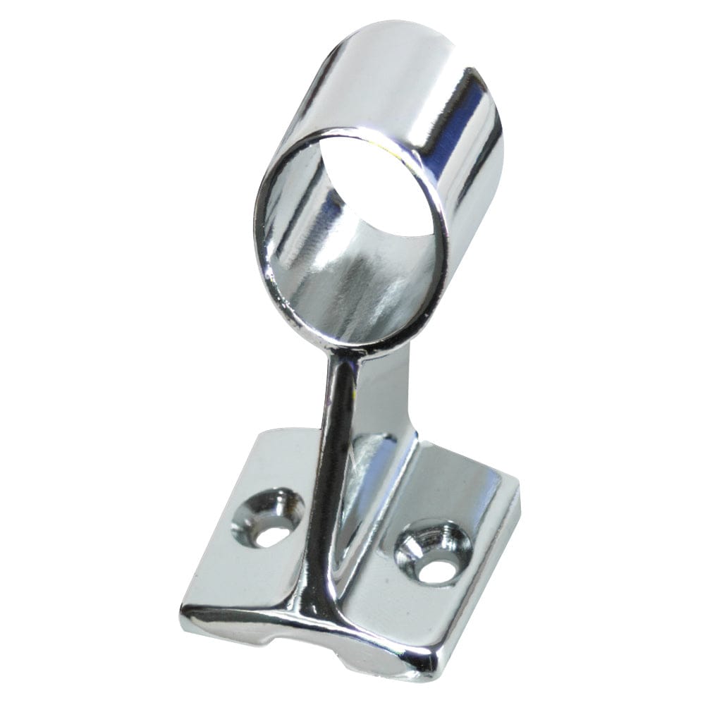Whitecap Center Handrail Stanchion - 316 Stainless Steel - 7/8" Tube O.D. - 2 #10 Fasteners [6079C] - The Happy Skipper
