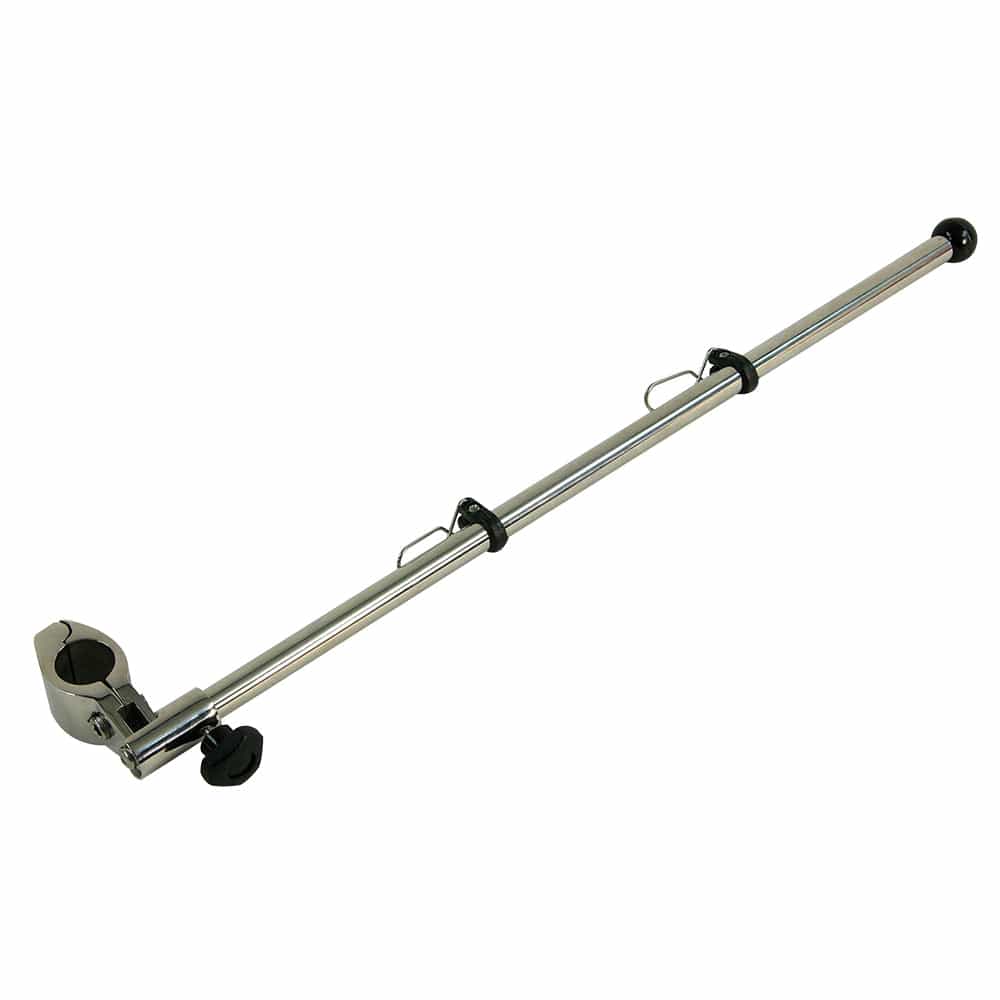 Whitecap Clamp-On Flag Pole - 1/2" Diameter Stainless Steel Clamp Pole [S-5011] - The Happy Skipper