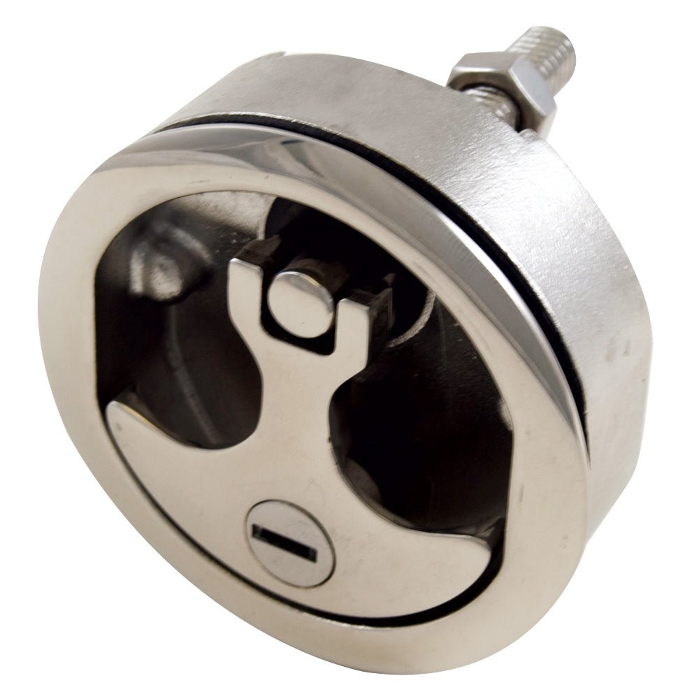 Whitecap Compression Handle - 316 Stainless Steel - Locking - 3" Outer Diameter [S-236C] - The Happy Skipper