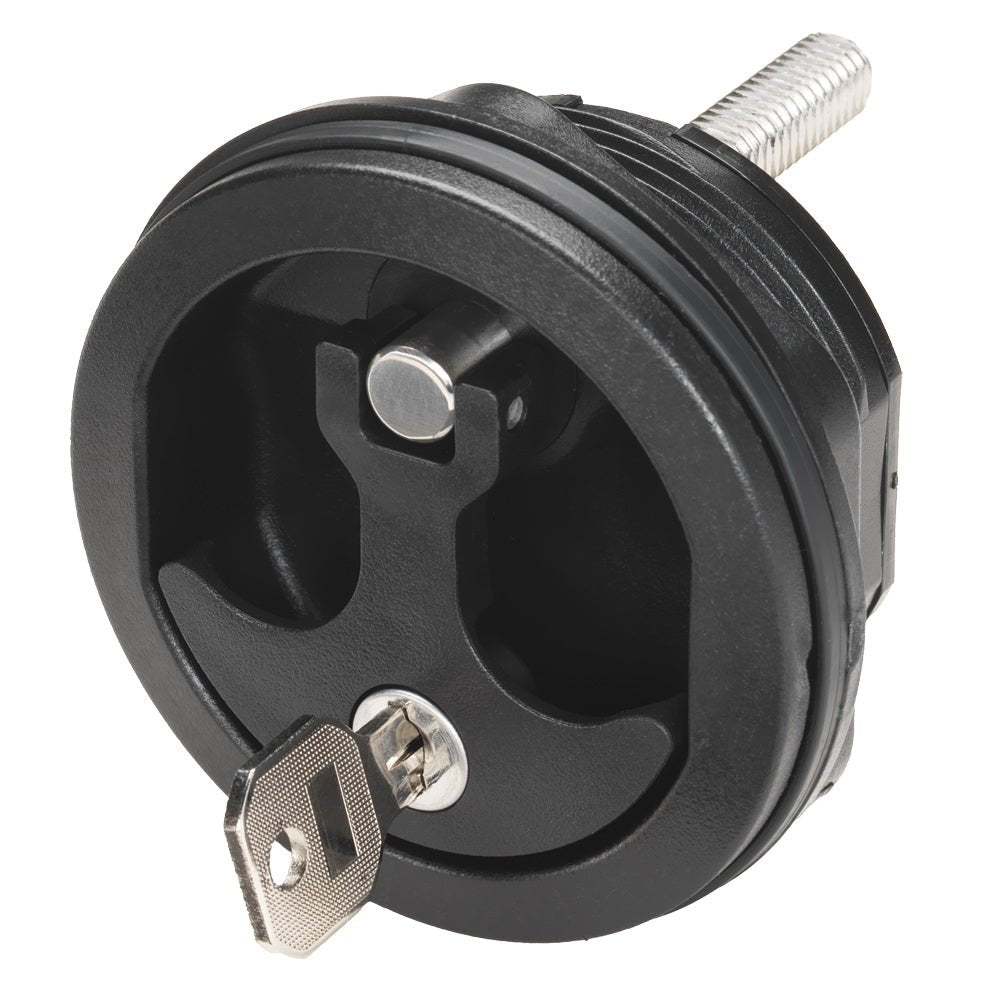 Whitecap Compression Handle - Nylon Black/Black - Locking [3726BC] - The Happy Skipper