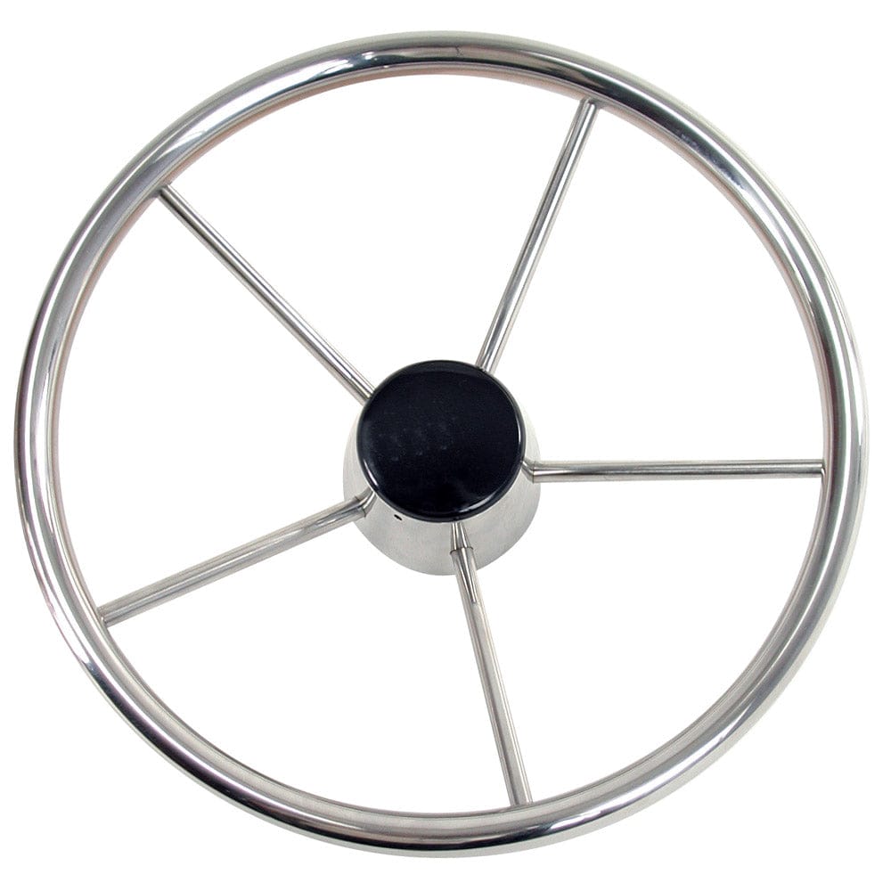 Whitecap Destroyer Steering Wheel - 13-1/2" Diameter [S-9001B] - The Happy Skipper