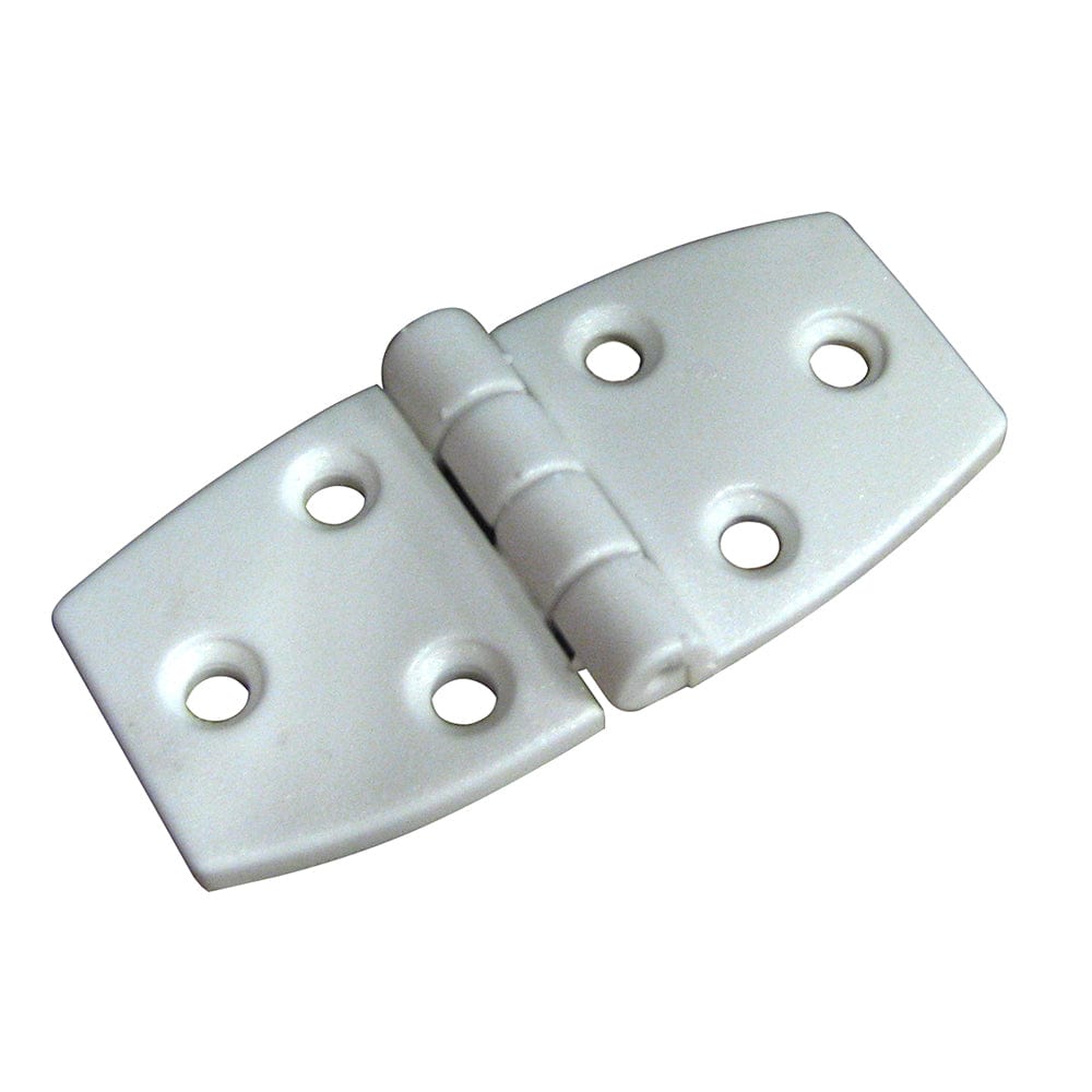 Whitecap Door Hinge - White Nylon - 1-1/2" x 3" [S-3031] - The Happy Skipper