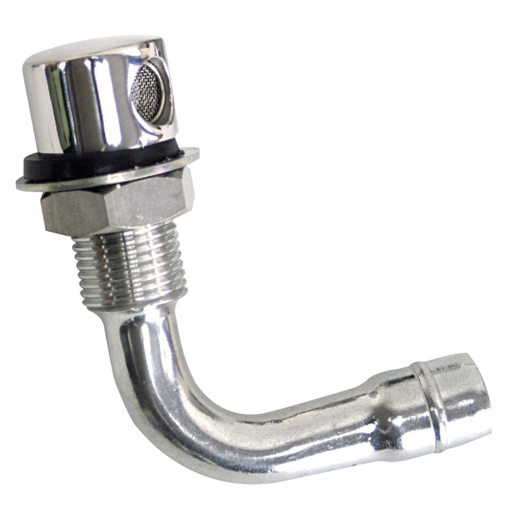 Whitecap Fuel Vent - Round Head, 90 Degree, 5/8" Hose [6023C] - The Happy Skipper