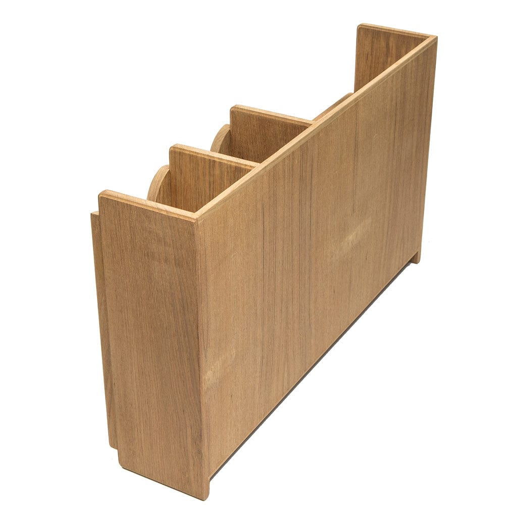 Whitecap Teak Dish/Cup Holder [62406] - The Happy Skipper