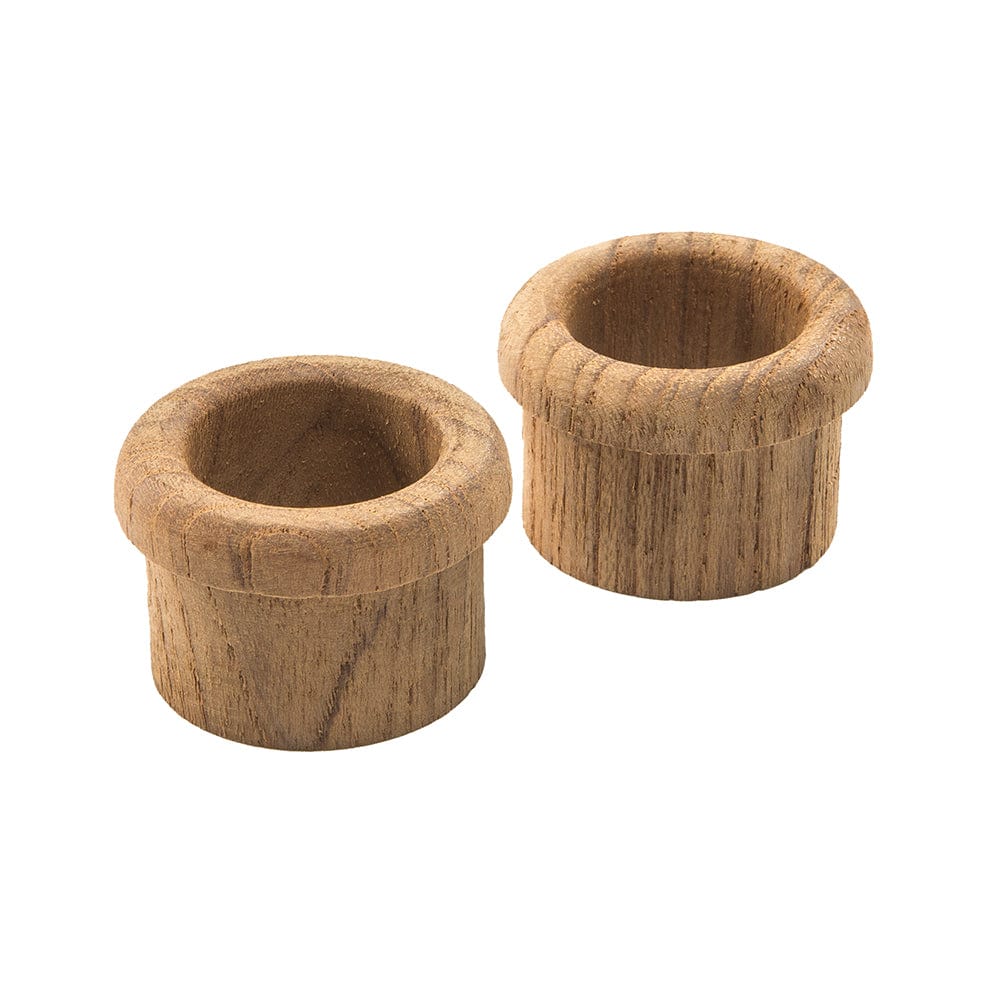 Whitecap Teak Finger Pull - 5/8" Barrel Length - 2 Pack [60145-A] - The Happy Skipper