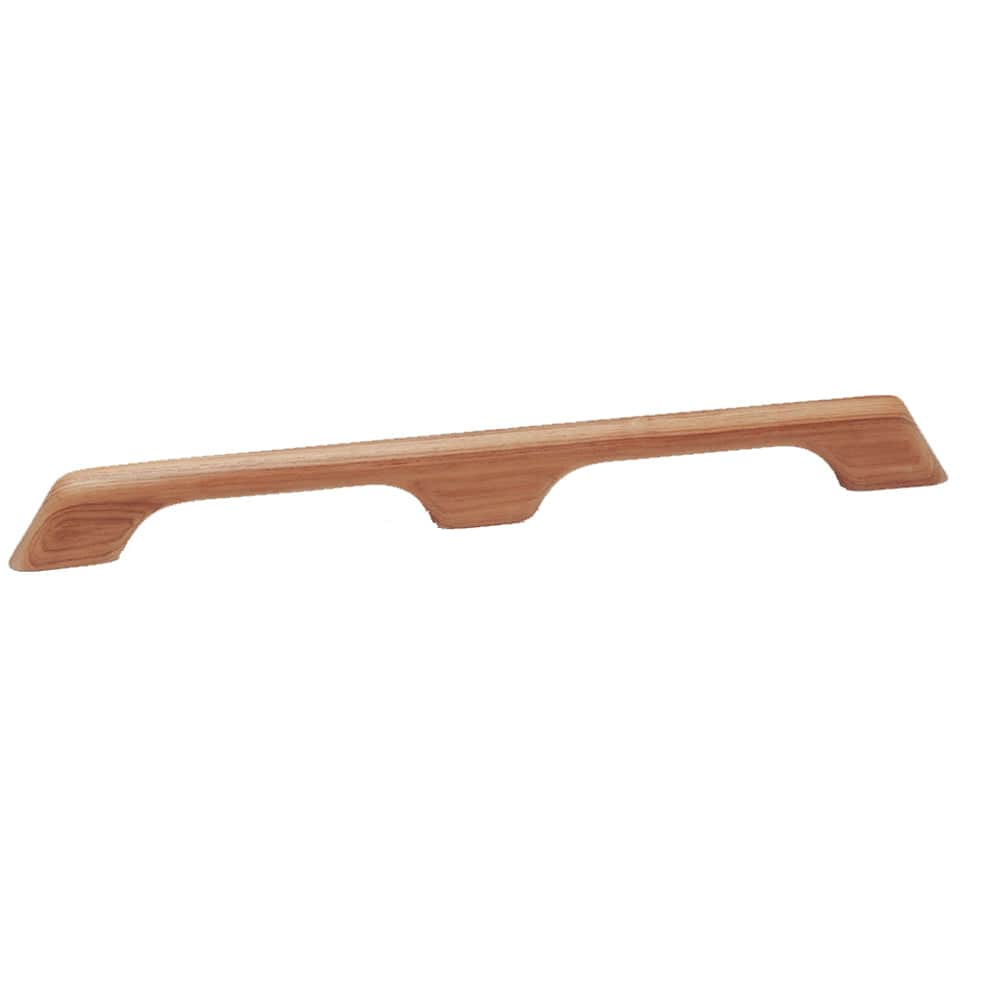 Whitecap Teak Handrail - 2 Loops - 23"L [60102] - The Happy Skipper