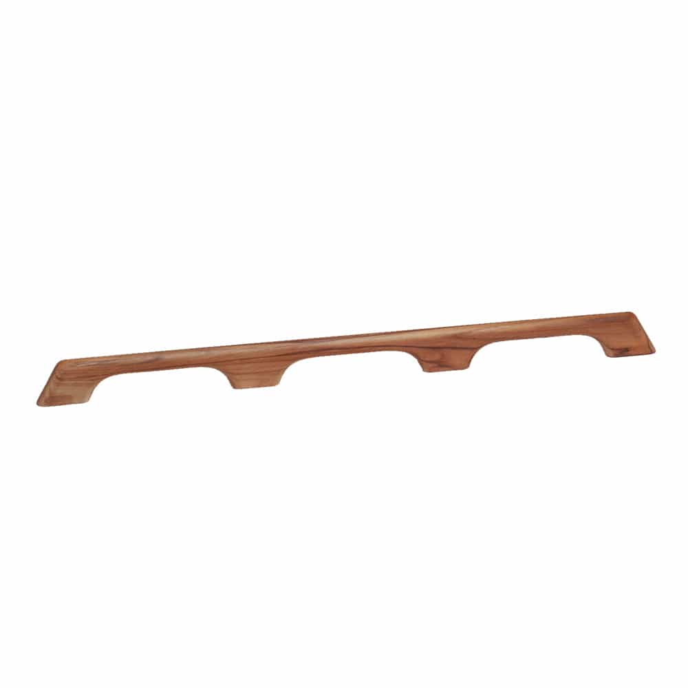 Whitecap Teak Handrail - 3 Loops - 33"L [60104] - The Happy Skipper