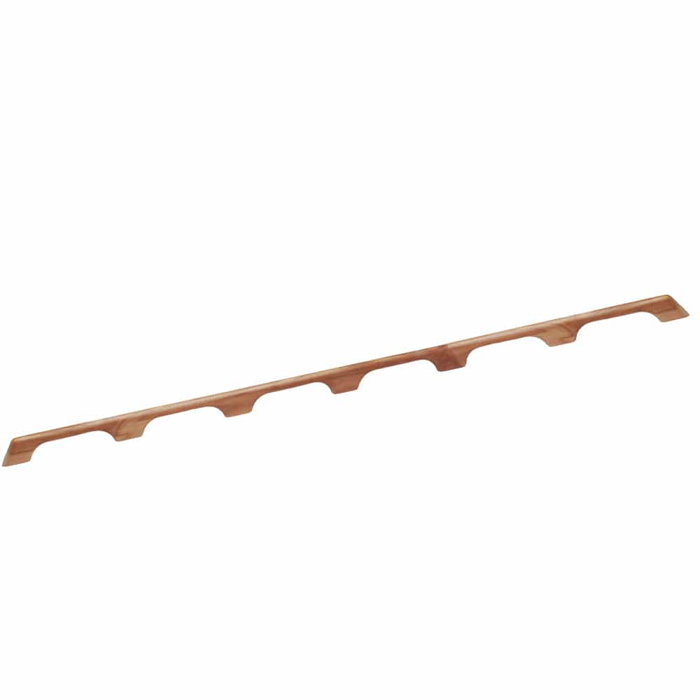 Whitecap Teak Handrail - 6 Loops - 63"L [60110] - The Happy Skipper