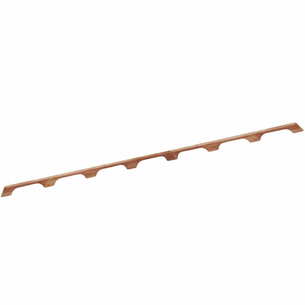 Whitecap Teak Handrail - 7 Loops - 73"L [60112] - The Happy Skipper