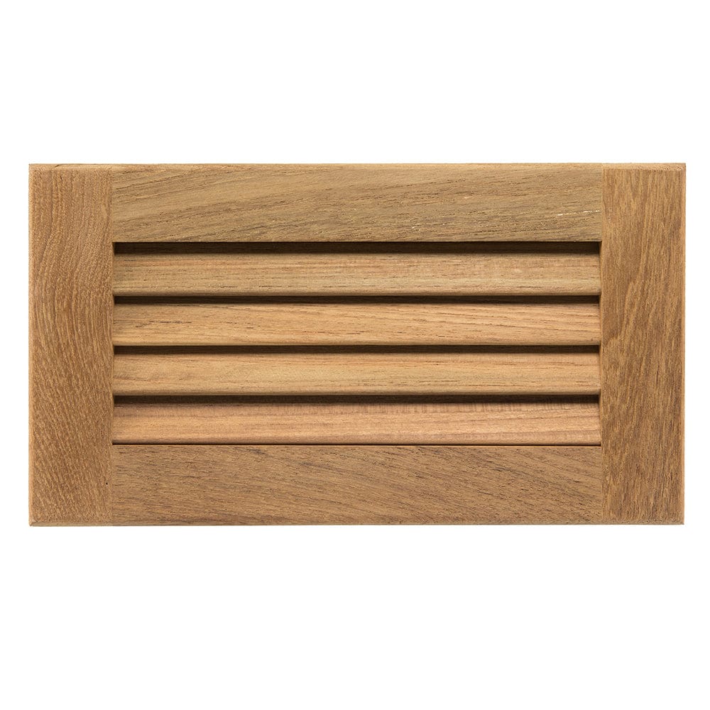 Whitecap Teak Louvered Insert - 6-3/8" x 11-3/16" x 3/4" [60714] - The Happy Skipper