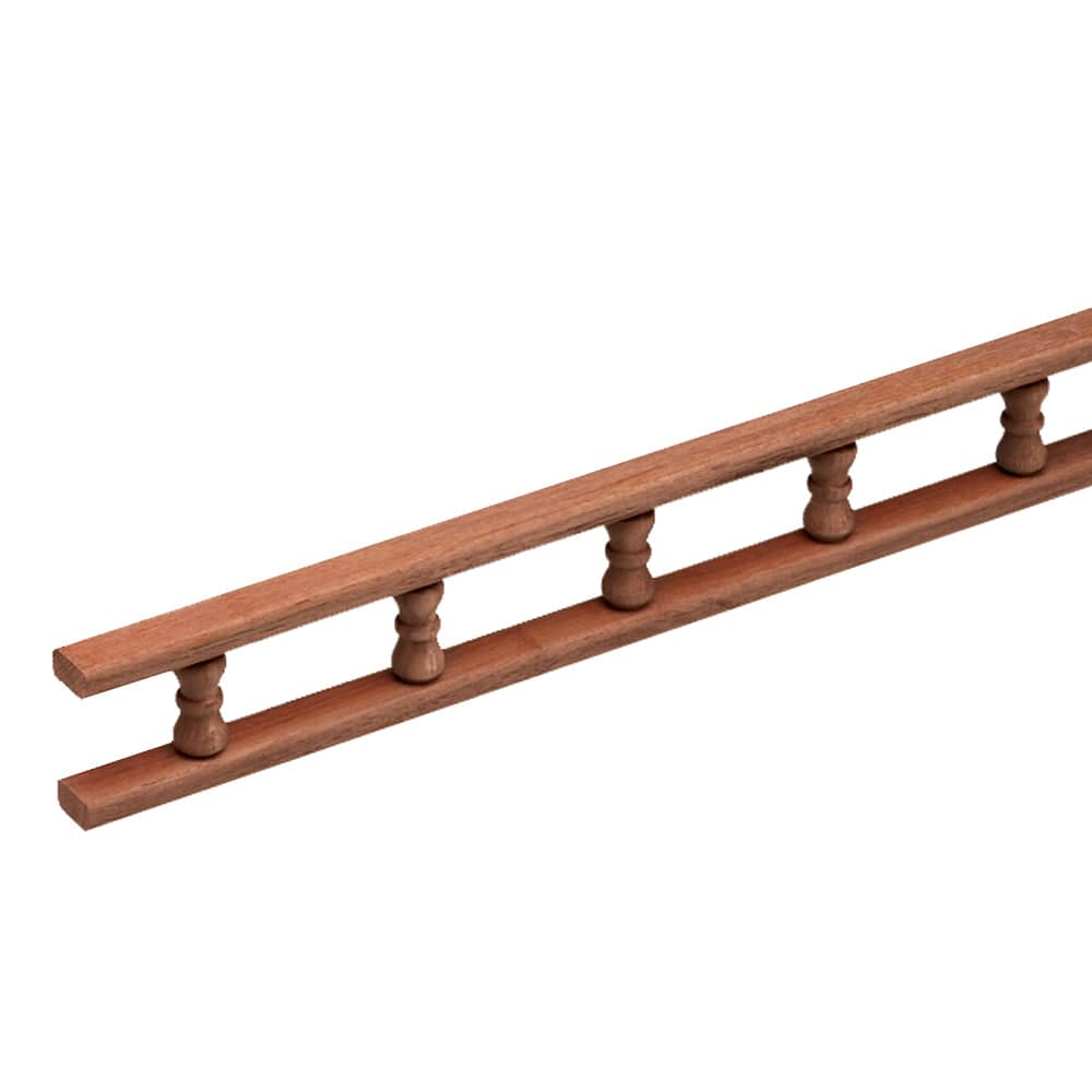 Whitecap Teak Standard Pin Rail - 5' [60705] - The Happy Skipper