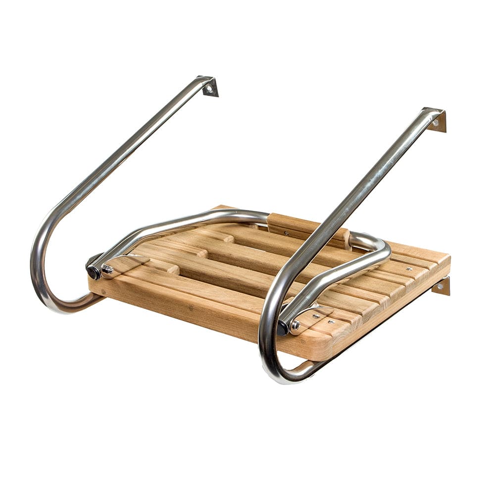 Whitecap Teak Swim Platform w/Ladder f/Inboard/Outboard Motors [60903] - The Happy Skipper