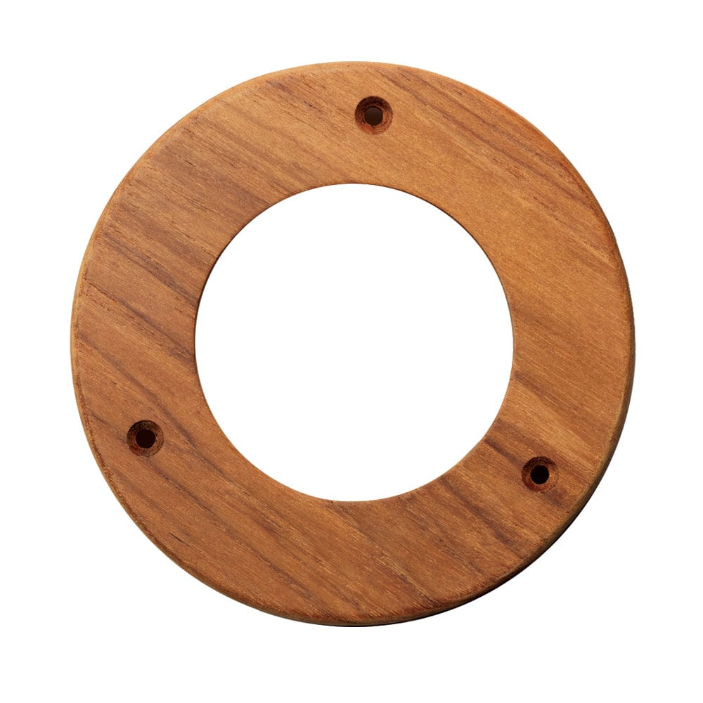 Whitecap Teak Trim Ring - 4" Inner Diameter Opening [61974] - The Happy Skipper