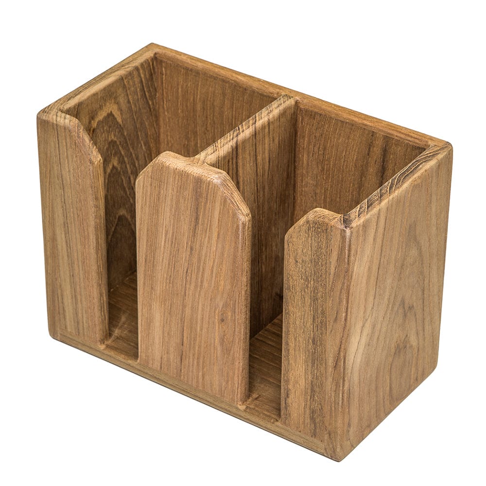 Whitecap Teak Two-Bottle Rack [62620] - The Happy Skipper