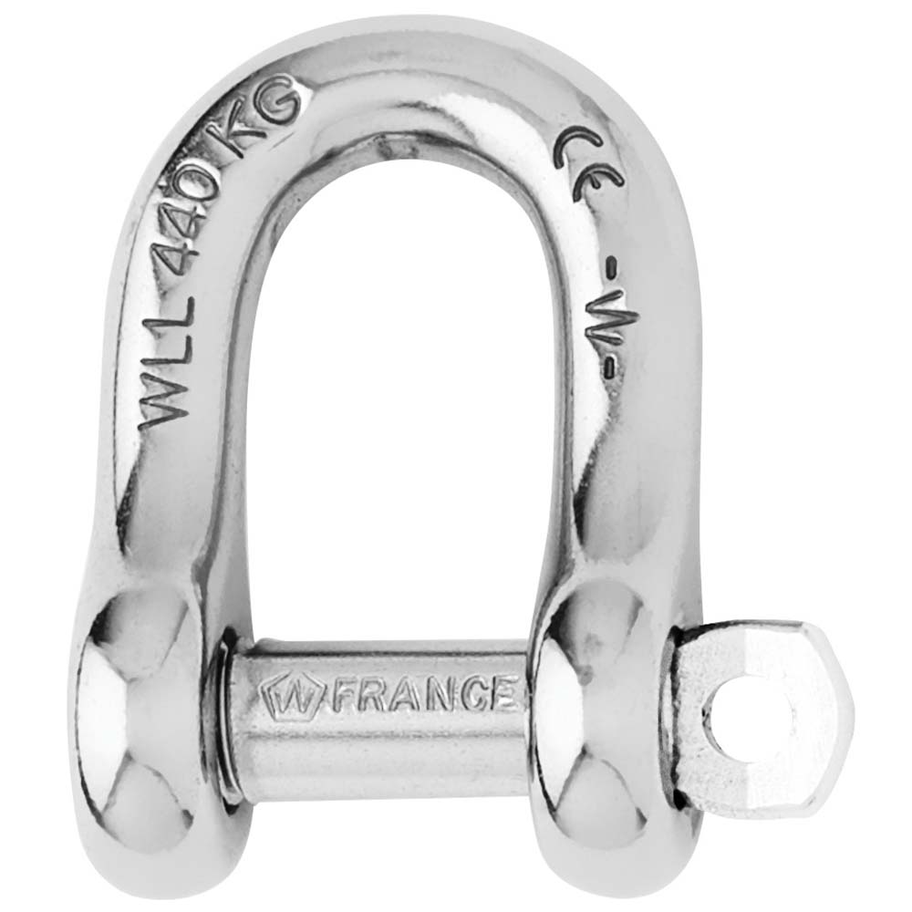 Wichard Captive Pin D Shackle - Diameter 10mm - 13/32" [01405] - The Happy Skipper