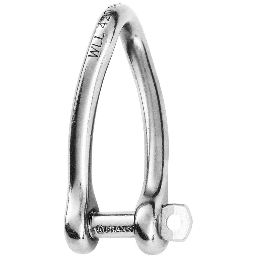 Wichard Captive Pin Twisted Shackle - Diameter 6mm - 1/4" [01423] - The Happy Skipper