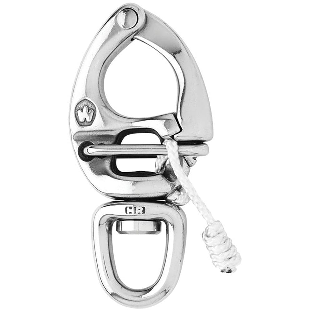 Wichard HR Quick Release Snap Shackle With Swivel Eye -150mm Length- 5-29/32" [02678] - The Happy Skipper