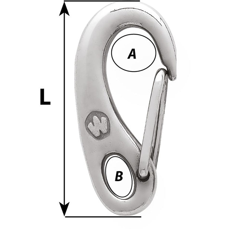 Wichard Safety Snap Hook - 50mm [02480] - The Happy Skipper