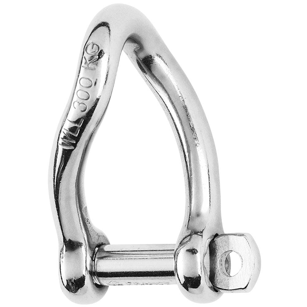 Wichard Self-Locking Twisted Shackle - Diameter 8mm - 5/16" [01224] - The Happy Skipper