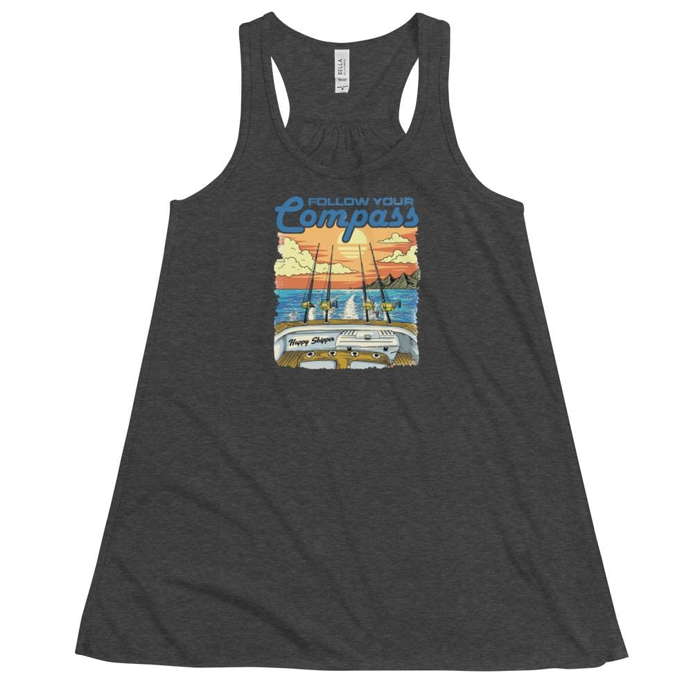 Women's Reel Time Flowy Racerback Tank - The Happy Skipper