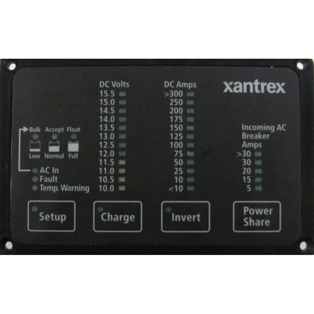 Xantrex Heart FDM-12-25 Remote Panel, Battery Status & Freedom Inverter/Charger Remote Control [84-2056-01] - The Happy Skipper