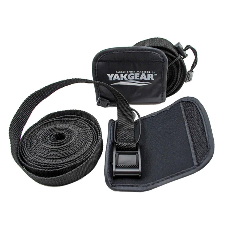 YakGear 15' Tie Down Straps w/Cover [TDSTP1] - The Happy Skipper