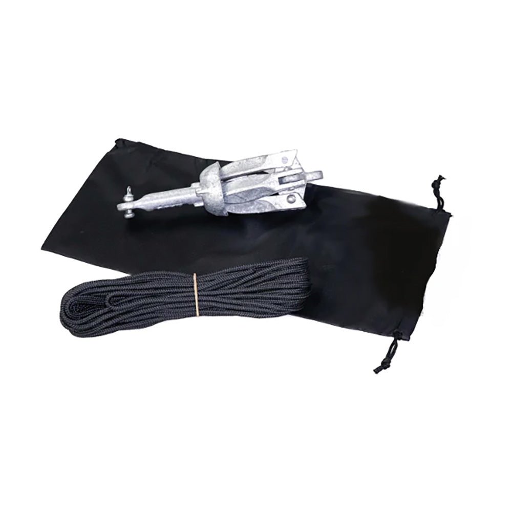 YakGear 1.5lb Grapnel Anchor Kit w/Storage Bag [AB1] - The Happy Skipper