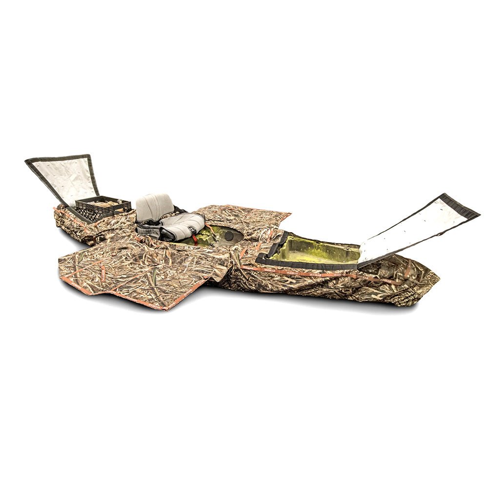 YakGear Ambush Camo Kayak Cover Hunting Blind [01-0062] - The Happy Skipper